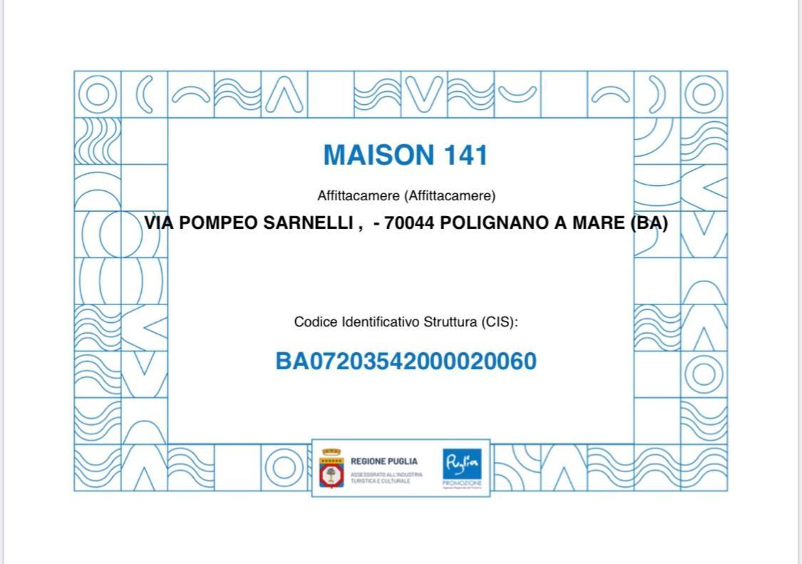 Maison 141 بولينيانو آ ماري المظهر الخارجي الصورة